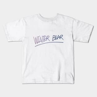 winter bear v2 Kids T-Shirt